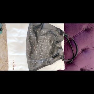 Exotic coach one of a kind studded shoulder bag.